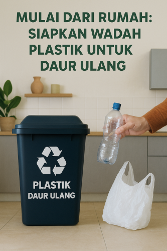 Langkah Pertama Selamatkan Bumi: Siapkan Wadah Plastik di Rumah