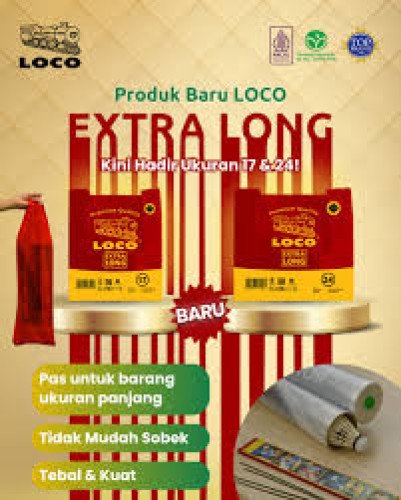 Produk Terbaru dari LOCO : Kantong Plastik Extra Long – Kini Hadir Ukuran 17x65 & 24x65