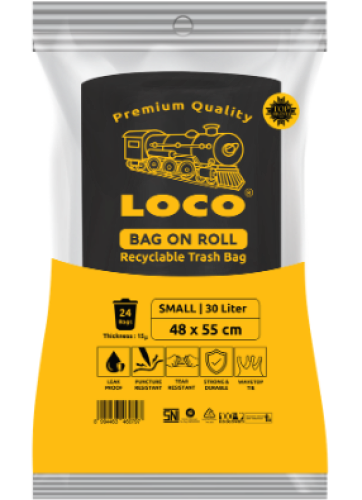 LOCO Bag On Roll Hitam 48x55