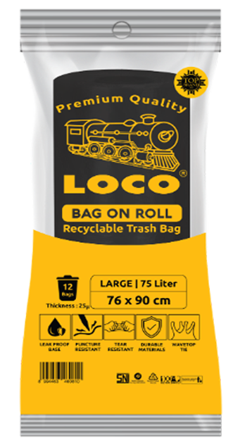 LOCO Bag On Roll Hitam 76