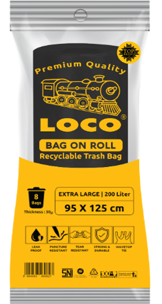 LOCO Bag On Roll Hitam 95