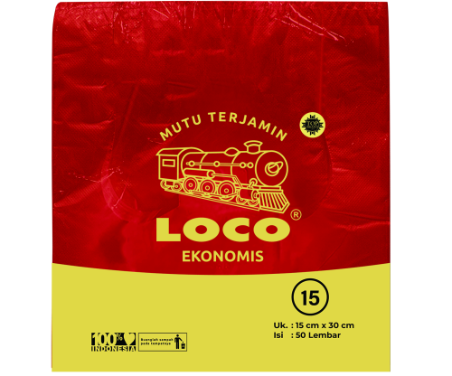 LOCO Ekonomis Merah 15x30