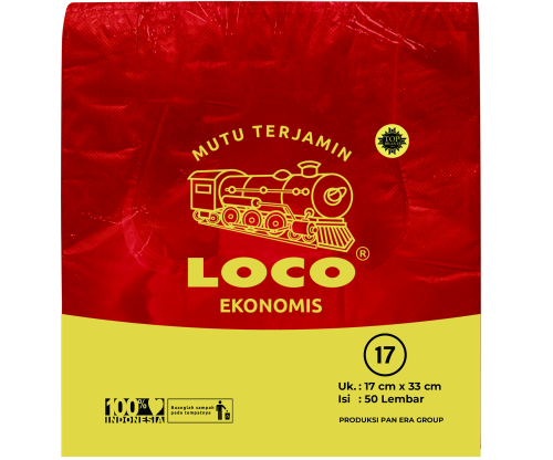 LOCO Ekonomis Merah 17x33