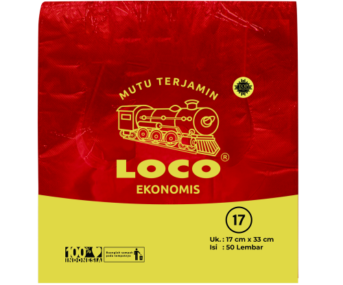 LOCO Ekonomis Merah 17x33