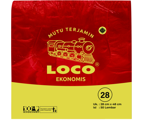 LOCO Ekonomis Merah 28x48