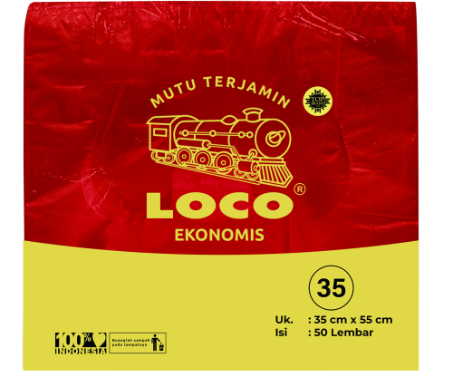 LOCO Ekonomis Merah 35x55