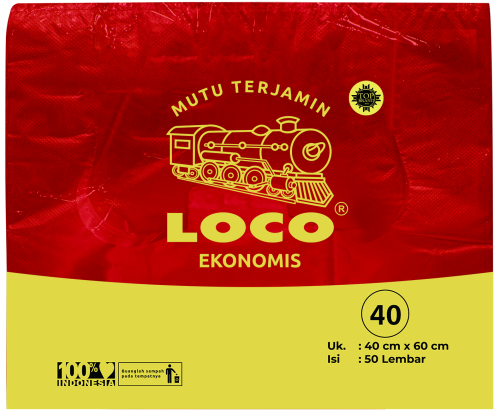 LOCO Ekonomis Merah 40x60
