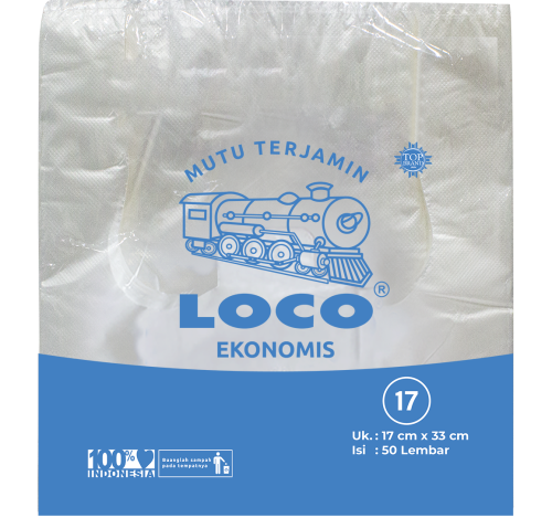LOCO Ekonomis Putih 17x33