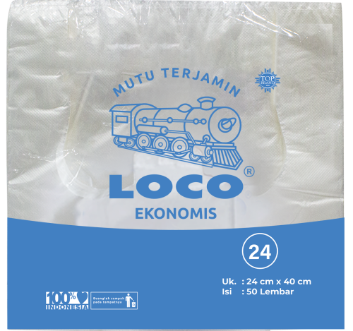 LOCO Ekonomis Putih 24x40