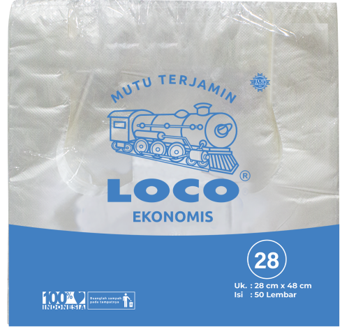 LOCO Ekonomis Putih 28x48