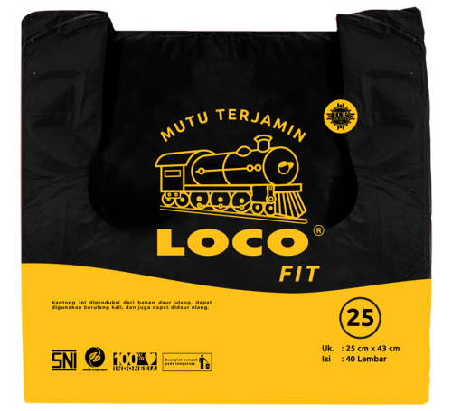 LOCO Fit Hitam 25x43
