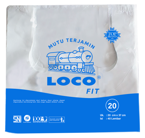 LOCO Fit Putih 20x37