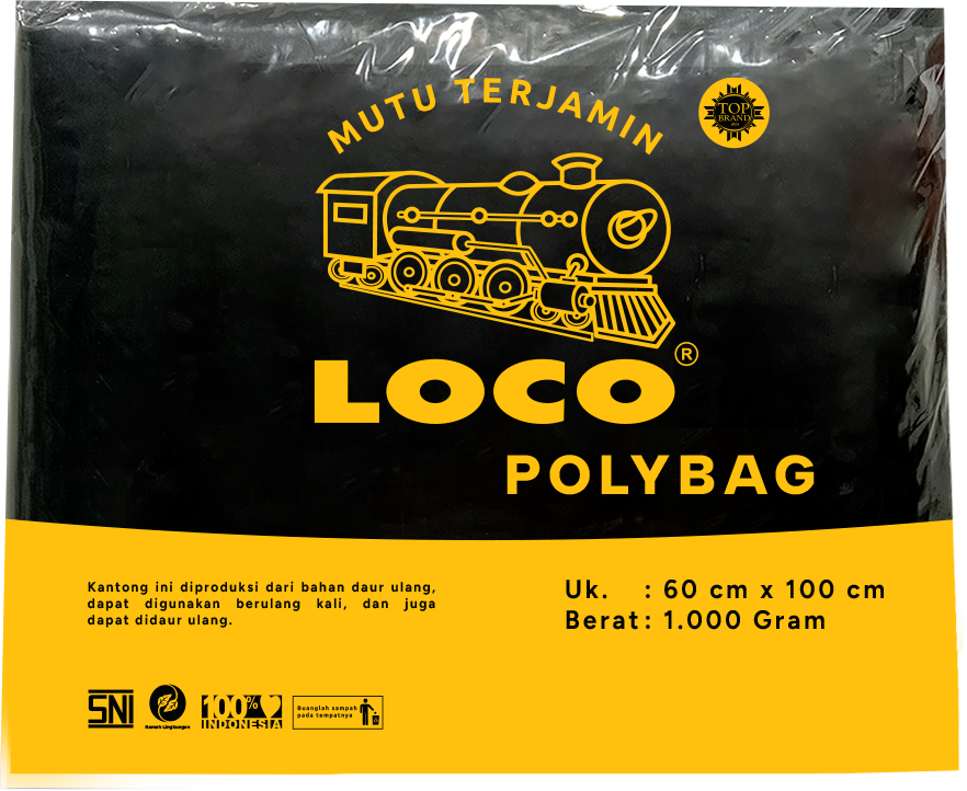 LOCO Polybag Hitam 60