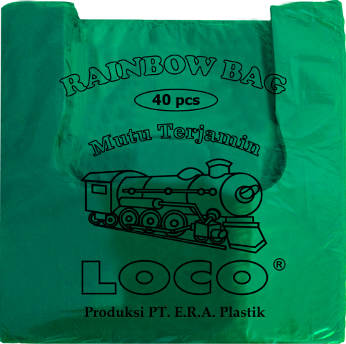 LOCO Rainbow Hijau 15x30