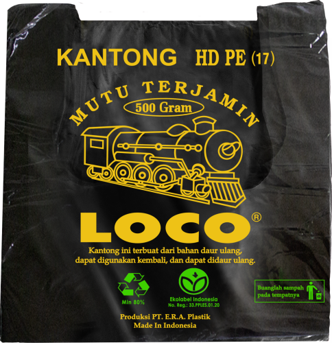 LOCO Tebal Hitam 17x33