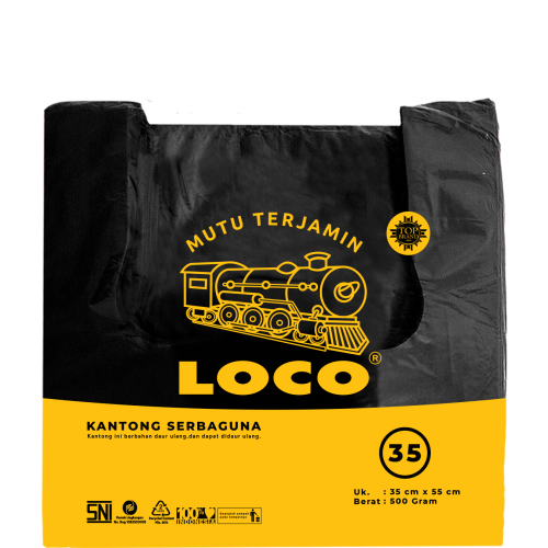 LOCO Tebal Hitam 35x55
