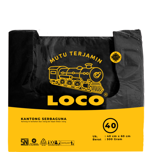 LOCO Tebal Hitam 40x60