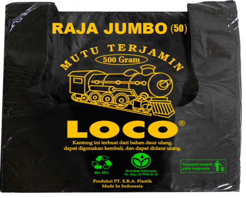 LOCO Tebal Hitam 50x75