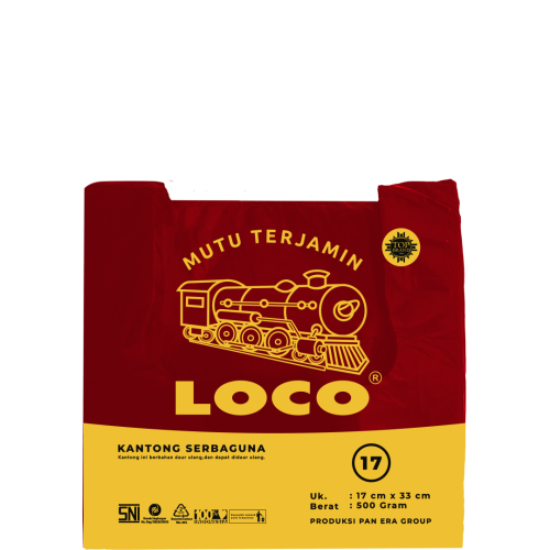 LOCO Tebal Merah 17x33