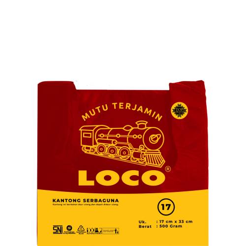 LOCO Tebal Merah 17x33