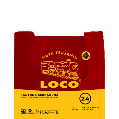 LOCO Tebal Merah 24x40