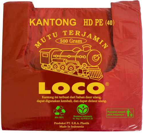 LOCO Tebal Merah 40x60