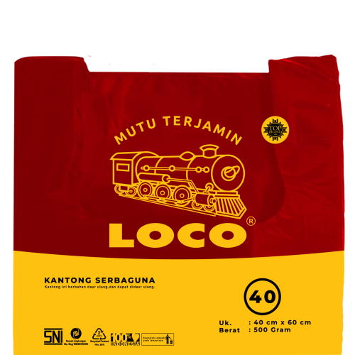 LOCO Tebal Merah 40x60