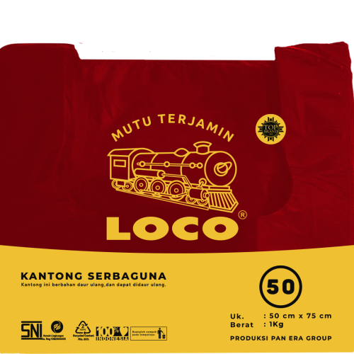 LOCO Tebal Merah 50x75
