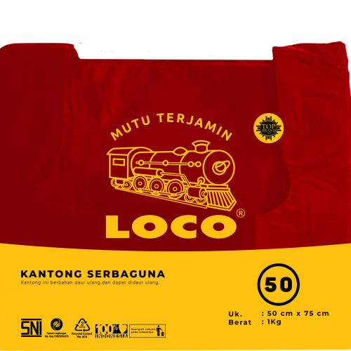 LOCO Tebal Merah 50x75