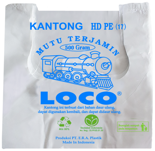 LOCO Tebal Putih 17x33