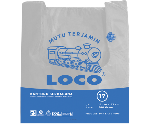 LOCO Tebal Putih 17x33