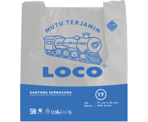 LOCO Tebal Putih 17x33