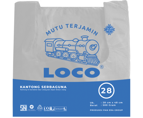 LOCO Tebal Putih 28x48