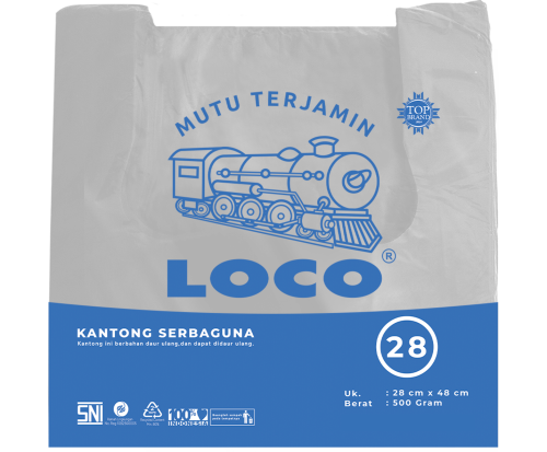 LOCO Tebal Putih 28x48