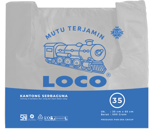 LOCO Tebal Putih 35x55