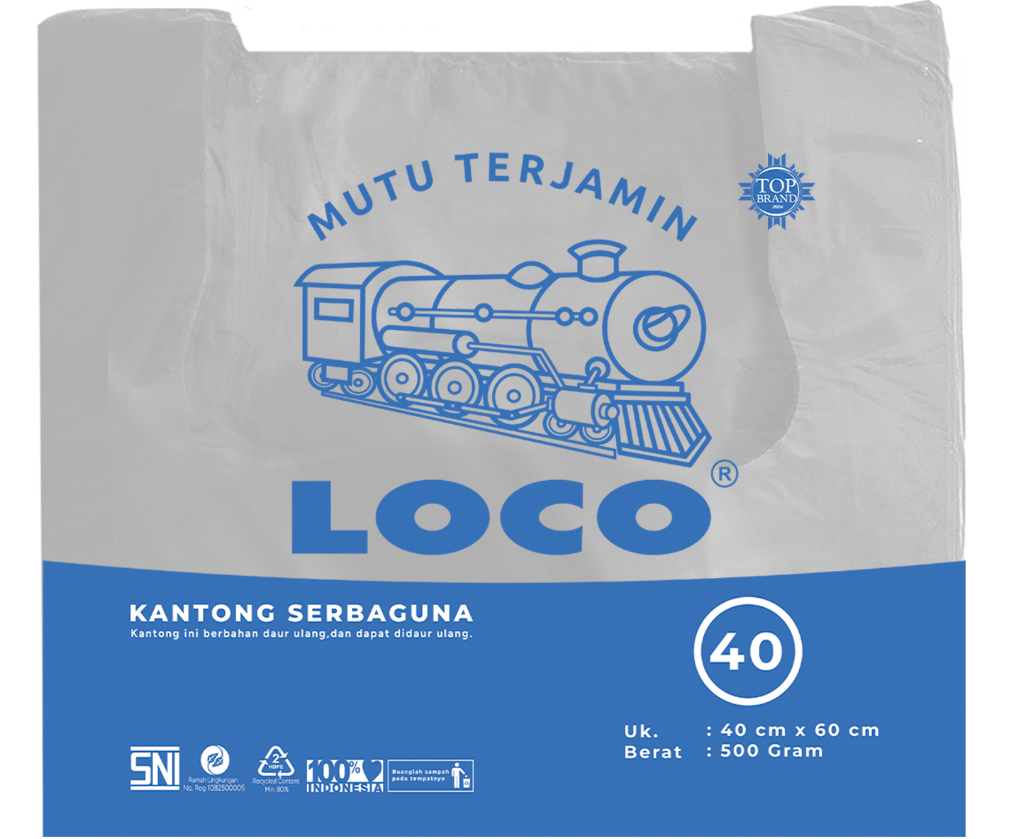 LOCO Tebal Putih 40
