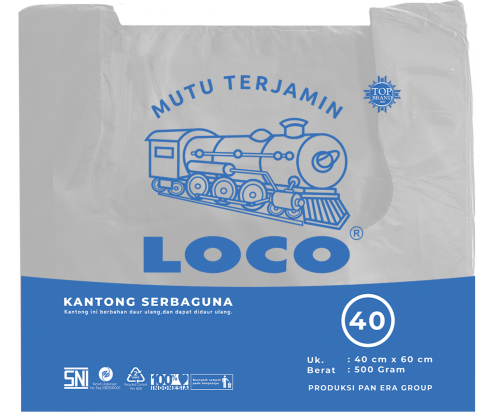 LOCO Tebal Putih 40x60