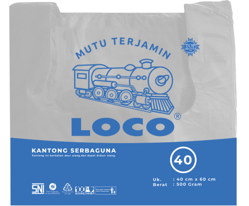 LOCO Tebal Putih 40x60