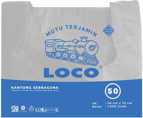 LOCO Tebal Putih 50x75